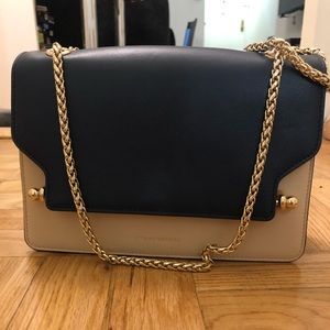Strathberry East/West Leather Shoulder Bag